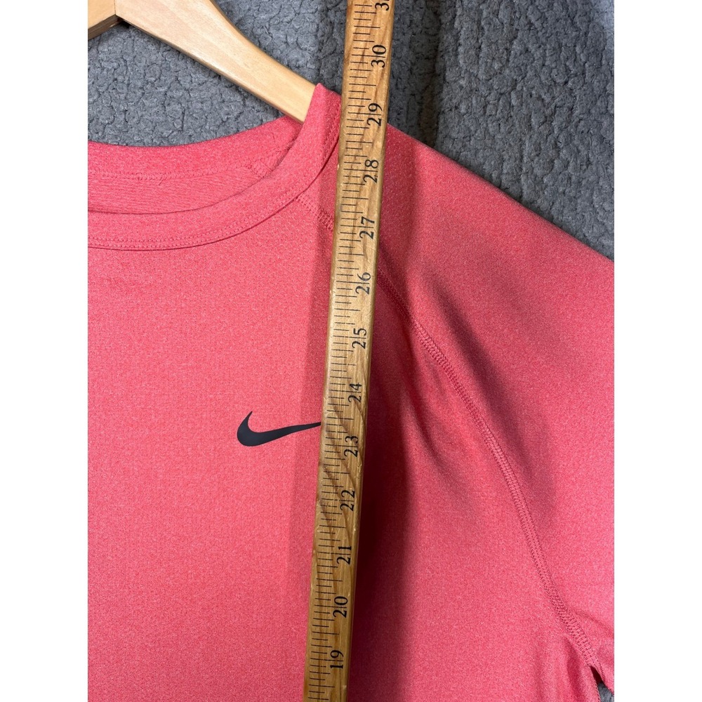 Nike Dri Fit Tall Mens TShirt Coral Red Short Sleeve Crew‎ Neck Athletic Size M - Picture 3 of 10